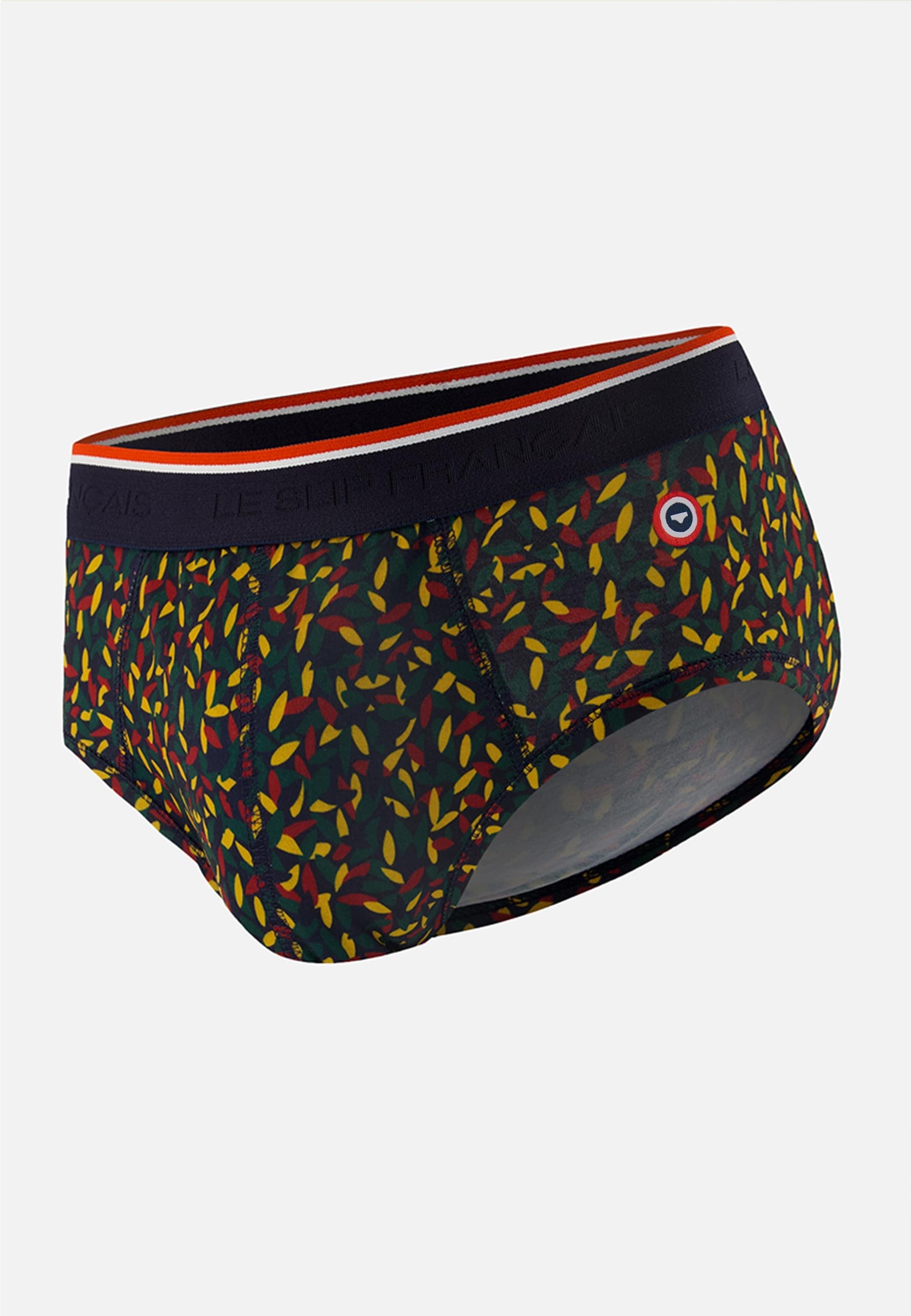 Slip vert sapin à motif gavotte - Terrible Gavotte Vert Sapin - Le Slip Français -  1