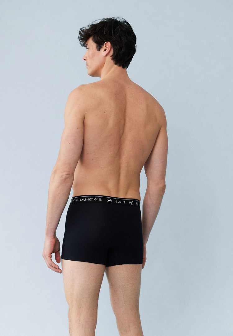Boxer noir en coton - Redoutable Noir - Le Slip Français - 3
