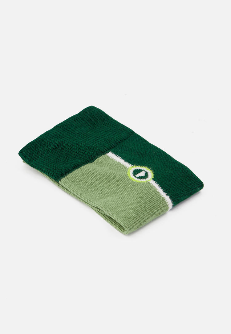 Chaussettes mi-hautes à motif verti vert forêt en coton - Lucas Verti Vert Forêt - Le Slip Français - 2