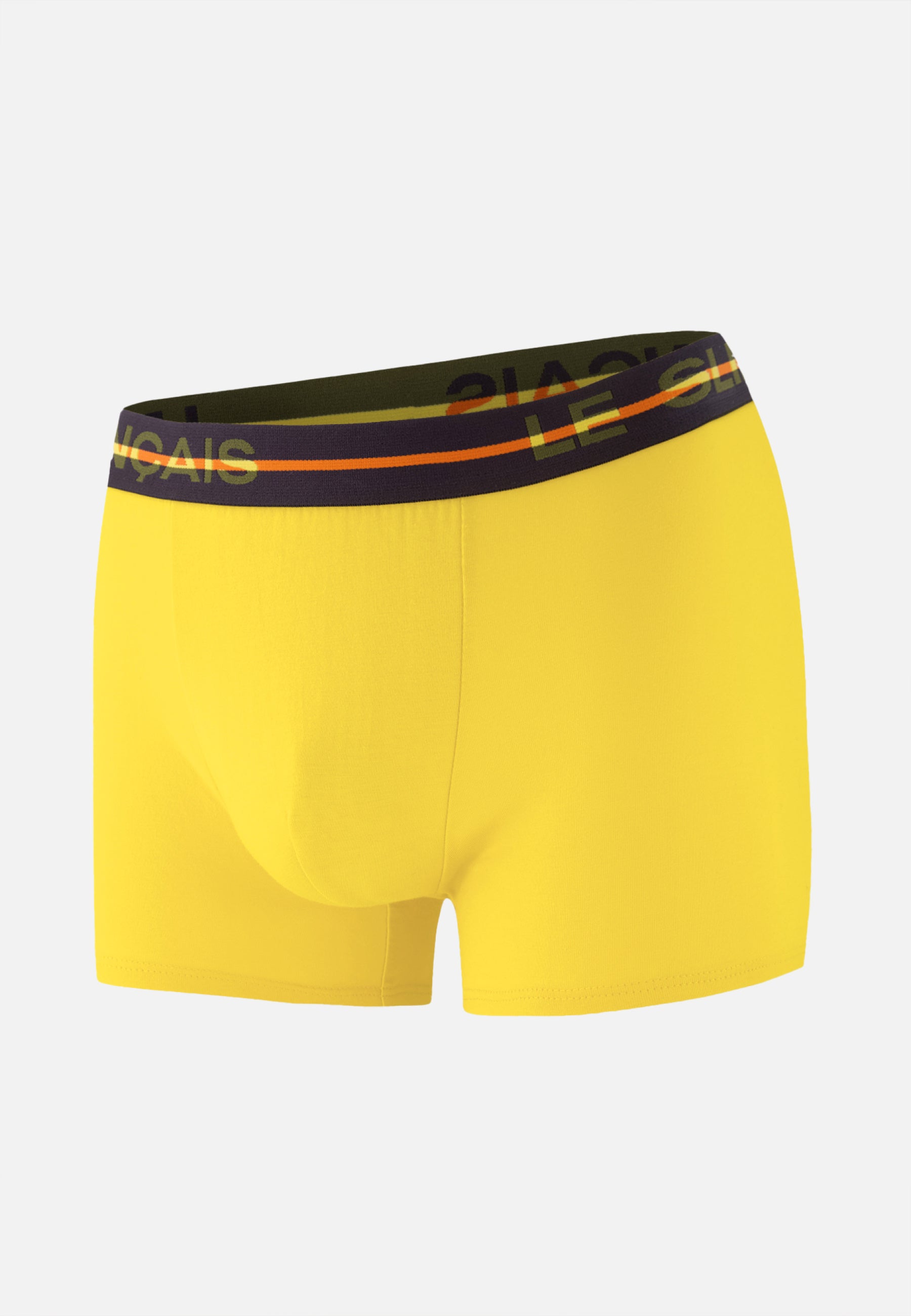Boxer jaune en coton - Redoutable Jaune Citron - Le Slip Français -  1