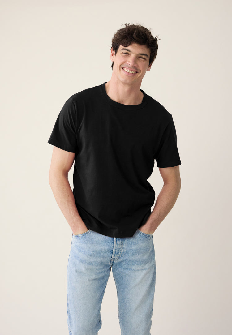T-shirt manches courtes en coton - Formidable Noir - Le Slip Français - 2