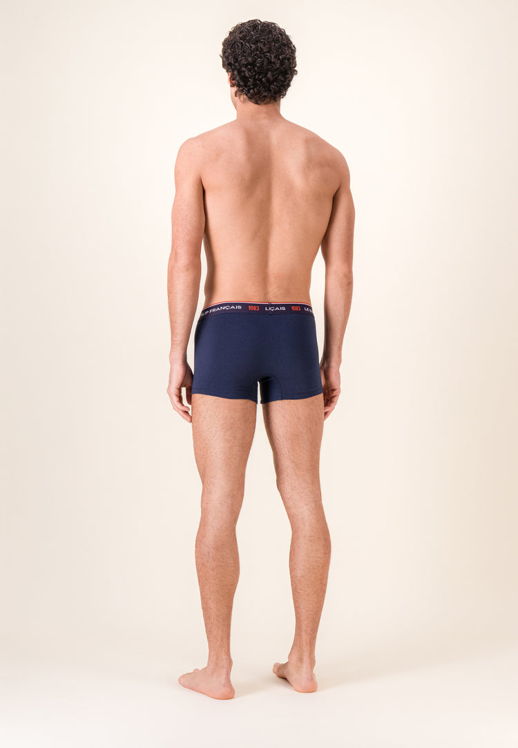 Boxer bleu marine en coton bio - Redoutable Marine - Collab 1083 - Le Slip Français - 4