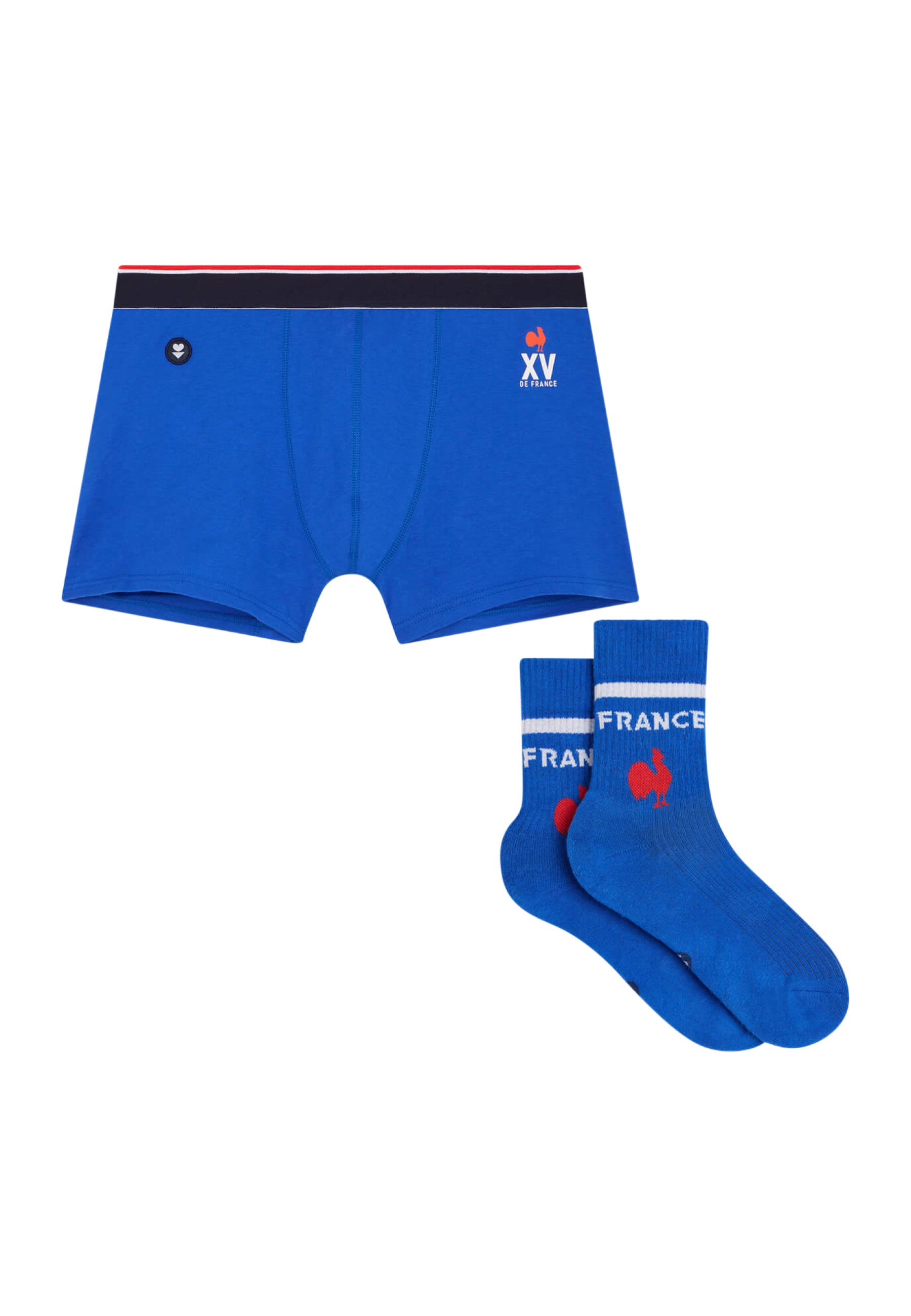 Marius + Wilfried Indigo XV de France - Le Slip Français -  1