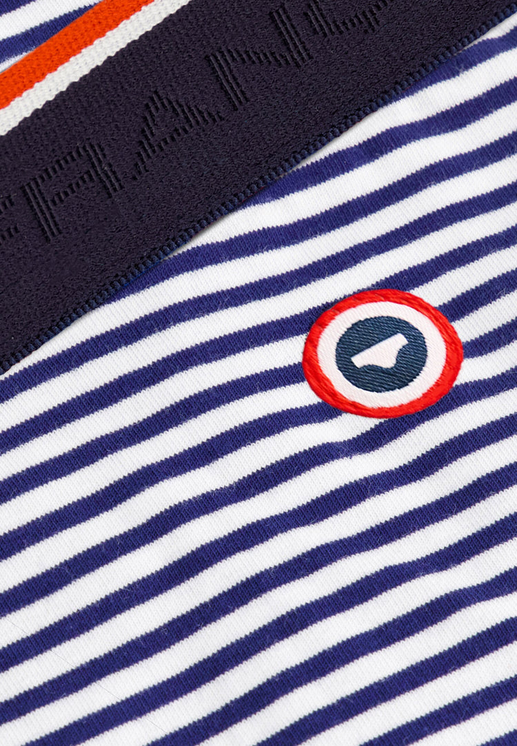 Slip marinière bleu en coton - Terrible Mariniere  Bleu - Le Slip Français - 5