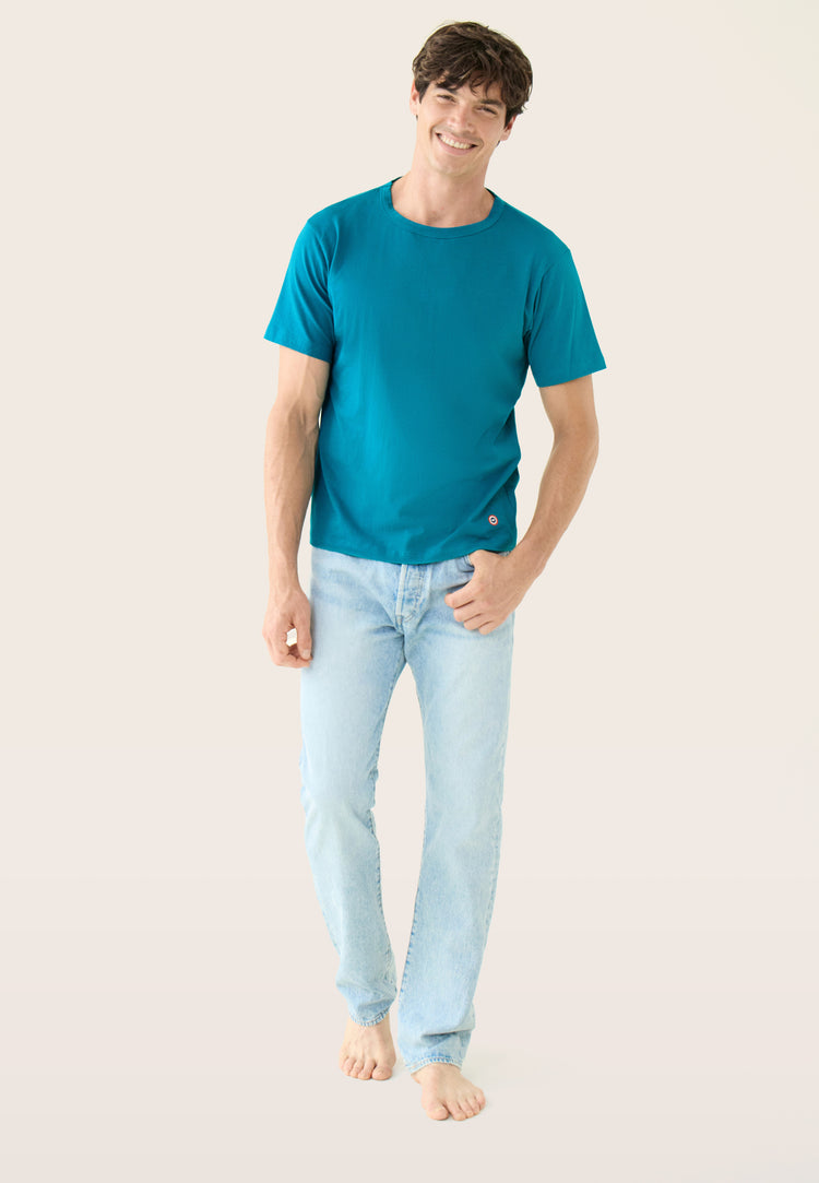 T-shirt manches courtes en coton - Formidable Topaz - Le Slip Français - 5