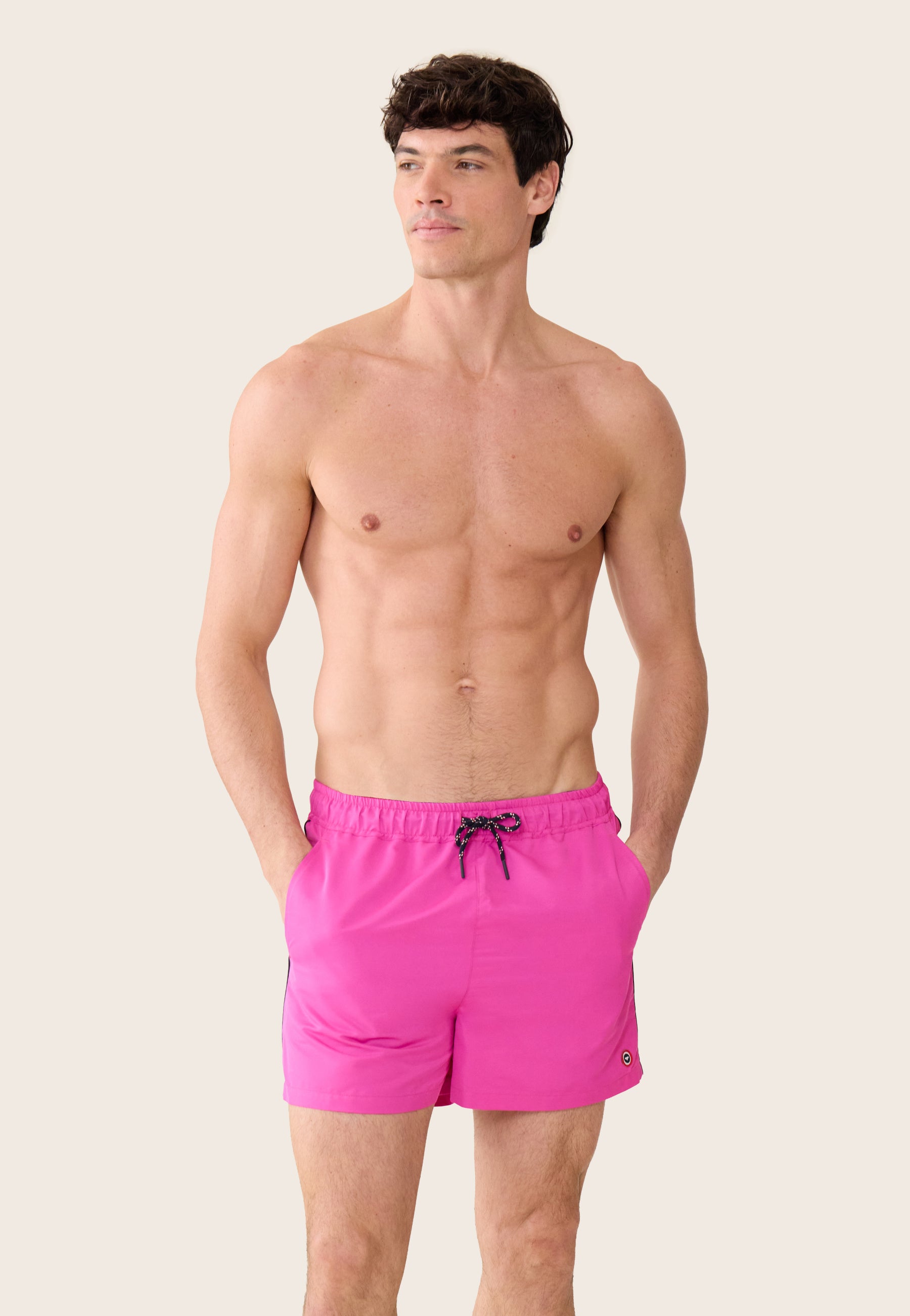 Short de bain violet - Pegase Rose Violet - Le Slip Français -  1