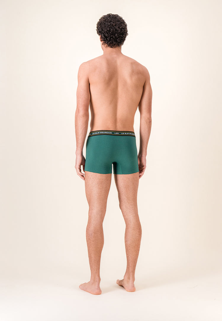 Boxer vert en coton - Redoutable Vert Forêt - Le Slip Français - 3