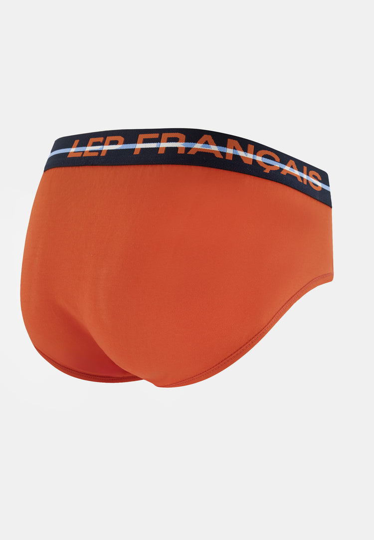 Slip rouge en coton - Intrépide Rouge Brique - Le Slip Français - 7