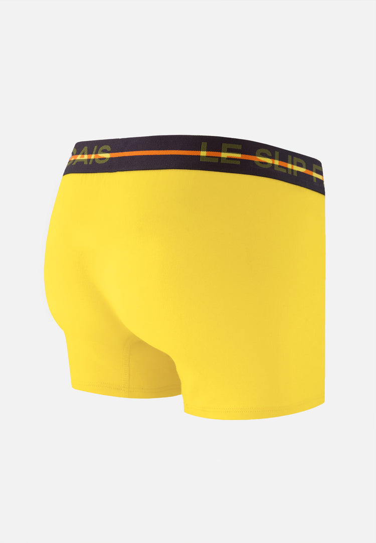 Boxer jaune en coton - Redoutable Jaune Citron - Le Slip Français - 4