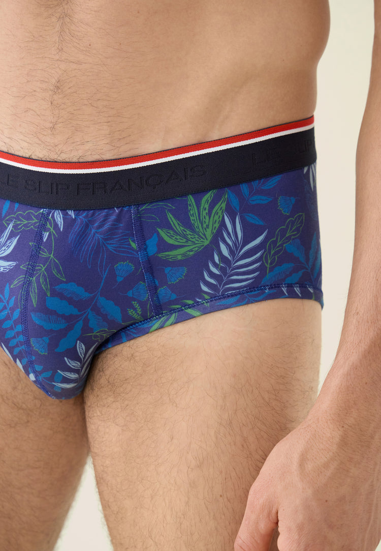 Slip en coton - Terrible Sous Bois Indigo - Le Slip Français - 6