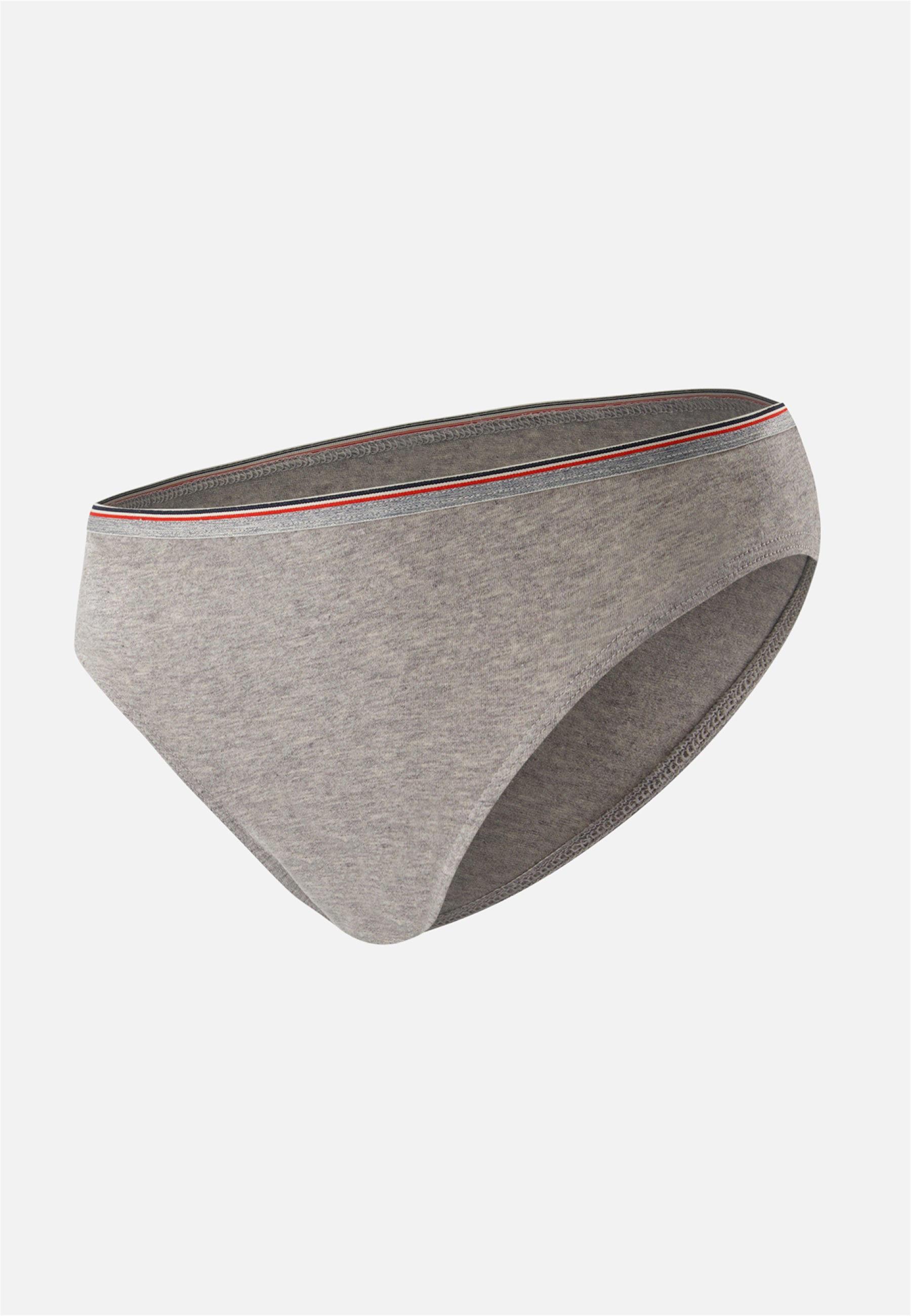 Culotte grise en coton - Lucette Grise - Le Slip Français -  1