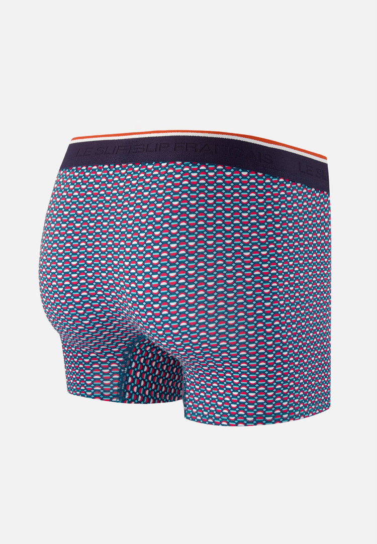 Boxer vert à motif cercle en coton - Marius Cercle Vert D'Eau - Le Slip Français - 6