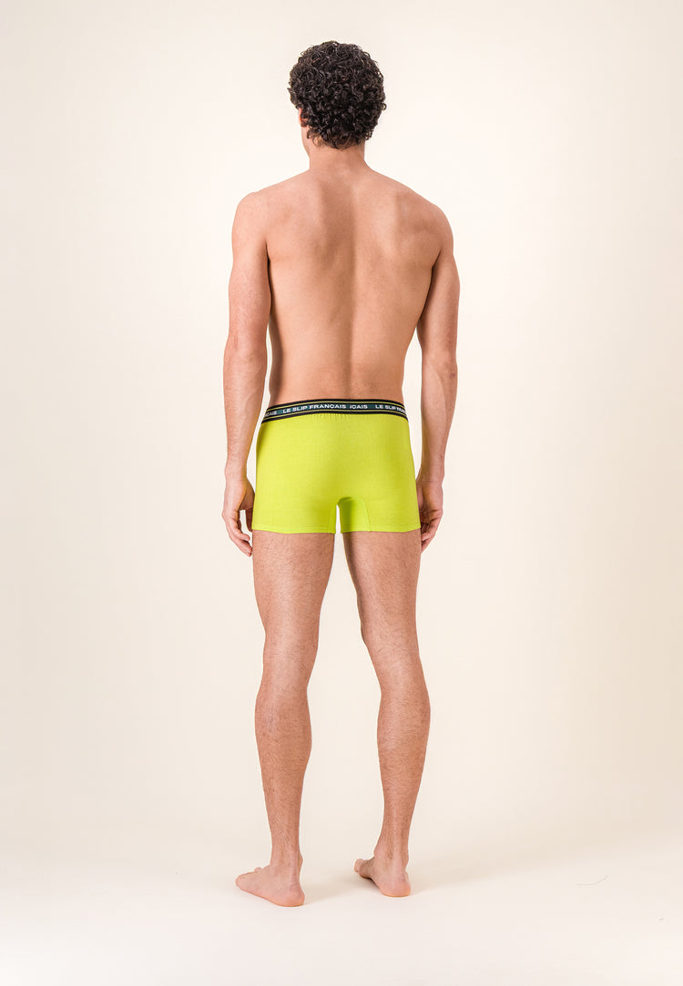 Boxer jaune en coton - Redoutable Jaune Anis - Le Slip Français - 3