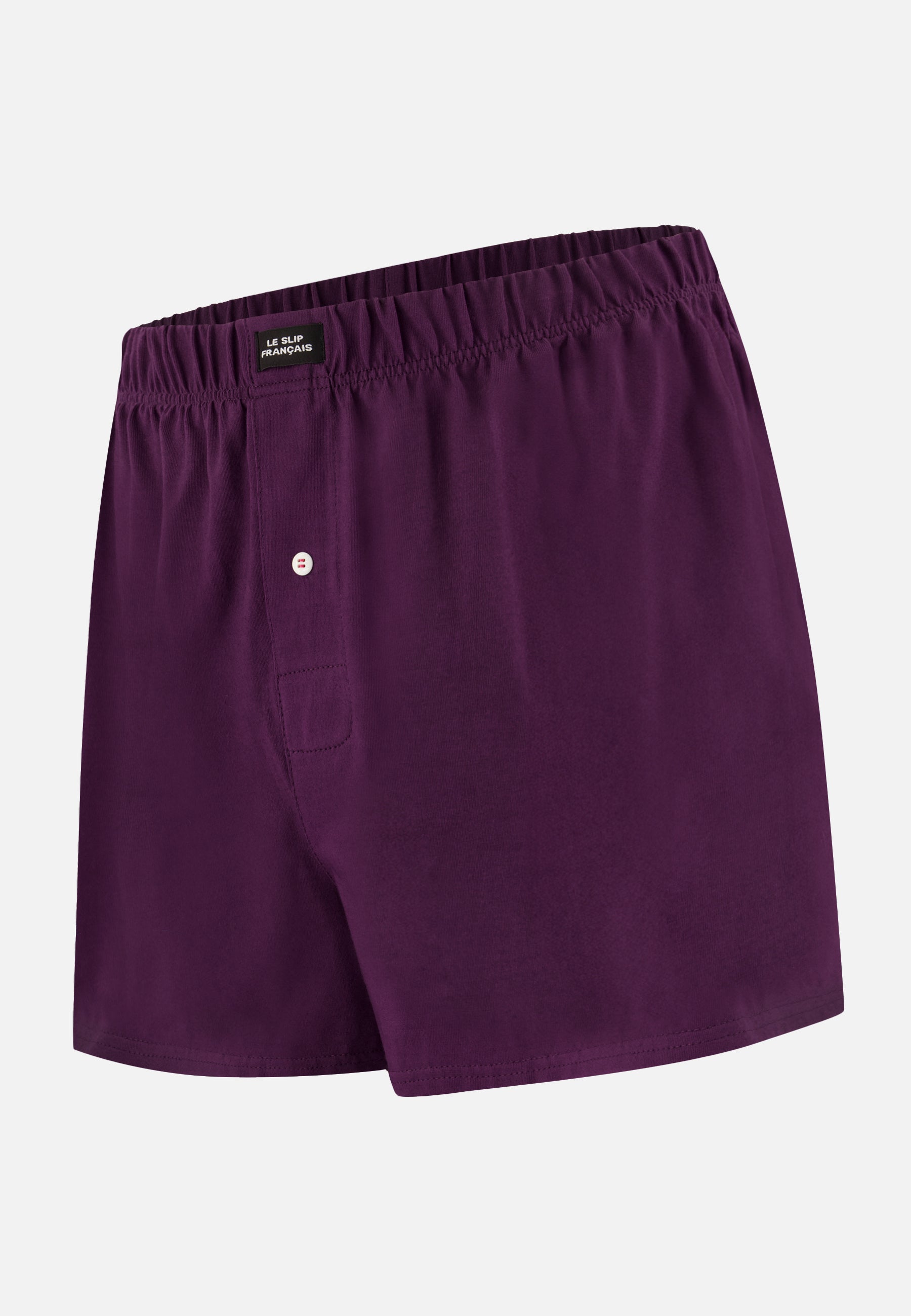 Caleçon prune en jersey de coton - Fredo Prune - Le Slip Français -  1