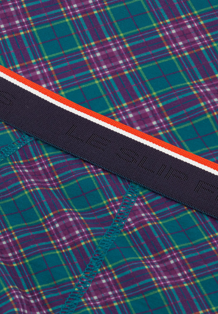 Slip à motif tartan bleu canard en coton - Terrible Tartan Bleu Canard - Le Slip Français - 6