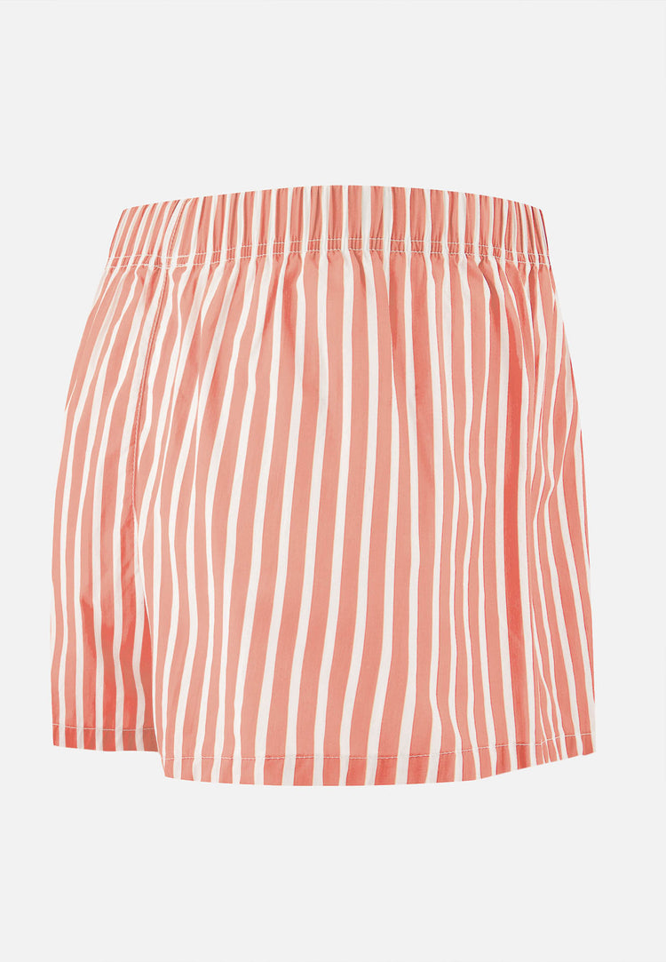 Caleçon à rayures orange en coton - Jacques Sens Orange Pur - Le Slip Français - 7