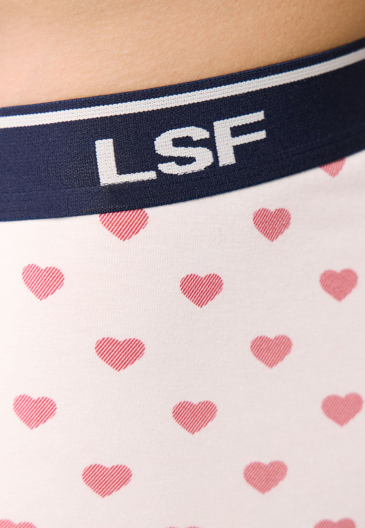 Boxer à coeur rouge en coton - Marius Petit Coeur Rouge Cerise - Le Slip Français - 6