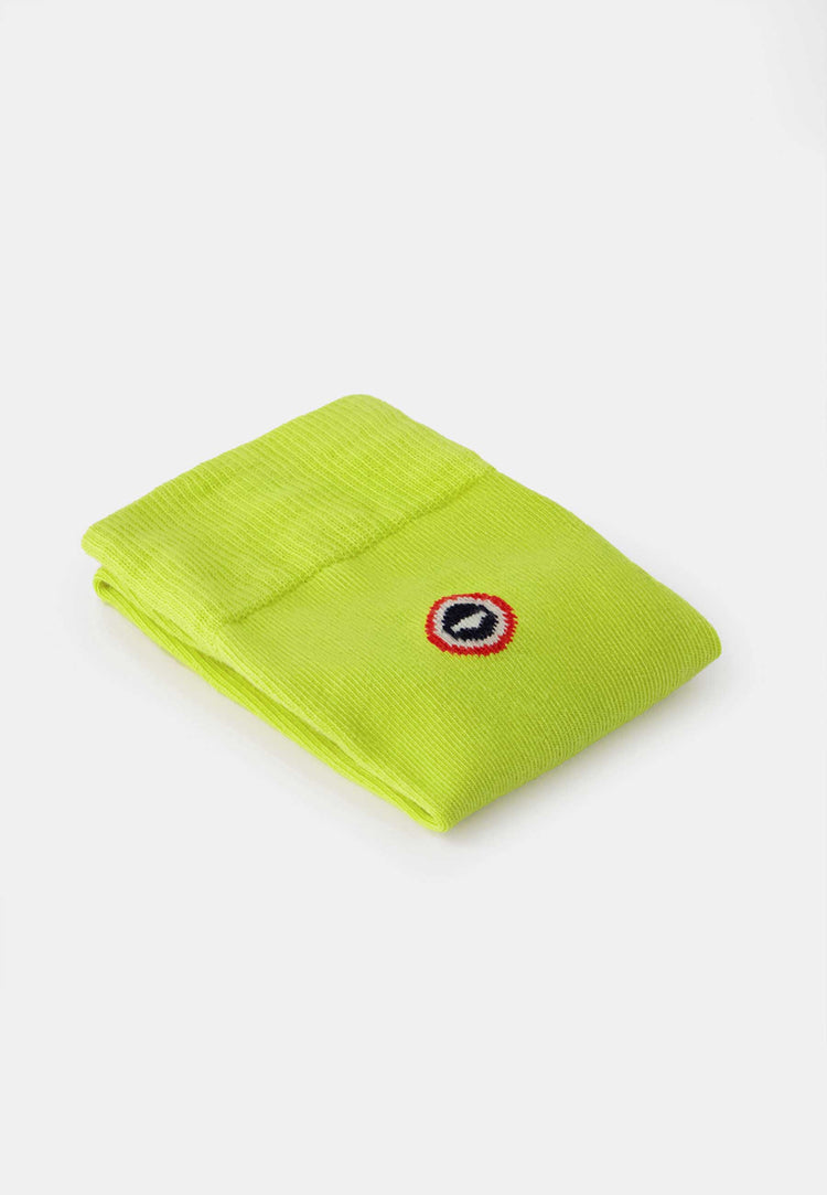 Chaussettes mi-hautes jaune en coton - Robuste Jaune Anis - Le Slip Français - 5