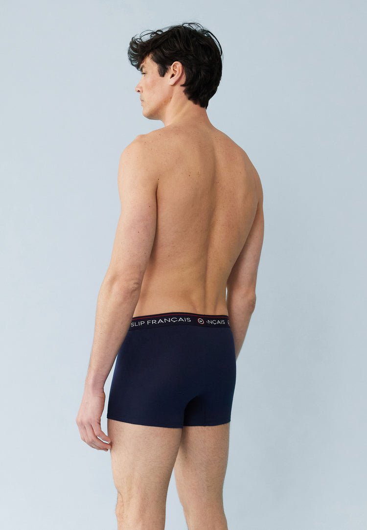 Boxer bleu marine en coton - Redoutable Marine L'Incroyable - Le Slip Français - 4