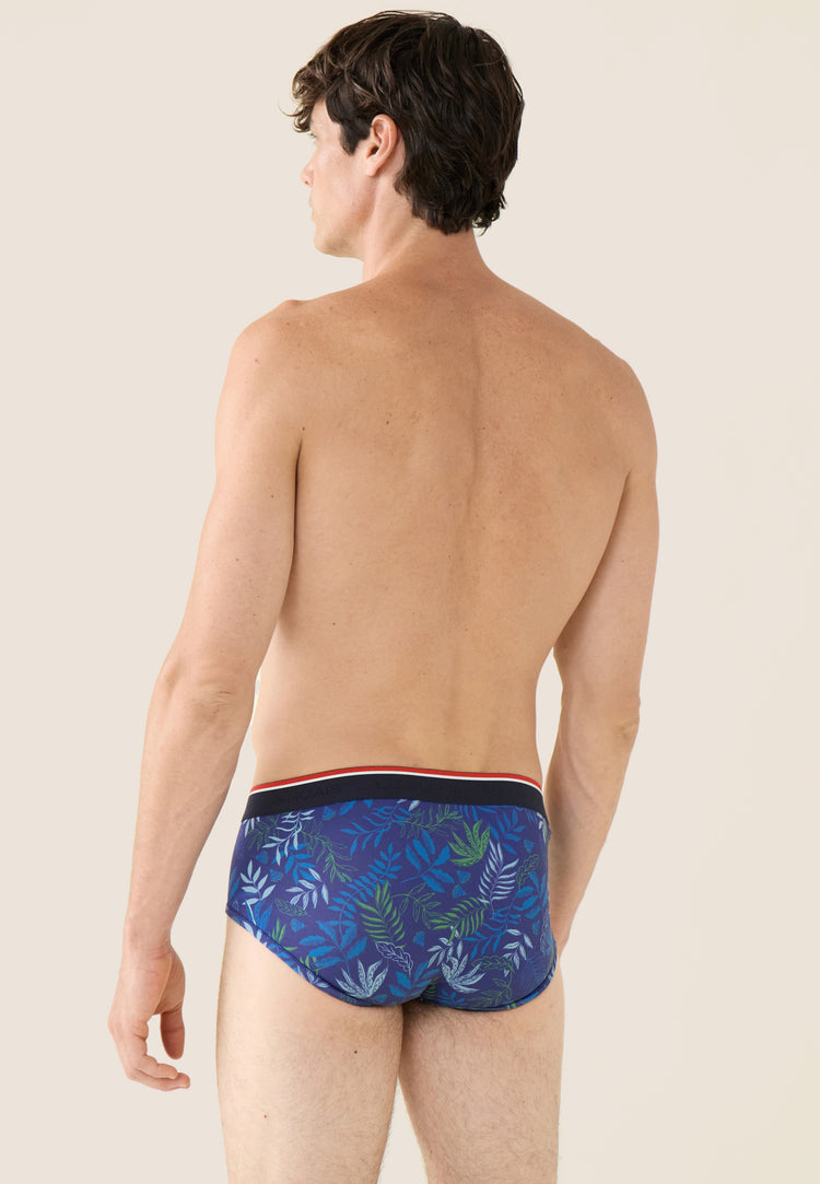 Slip en coton - Terrible Sous Bois Indigo - Le Slip Français - 3