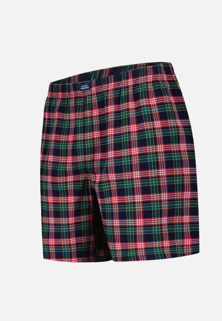 Bas de pyjama homme à carreaux vert sapin en coton - Jacob Carreaux Vert Sapin - Le Slip Français - 4