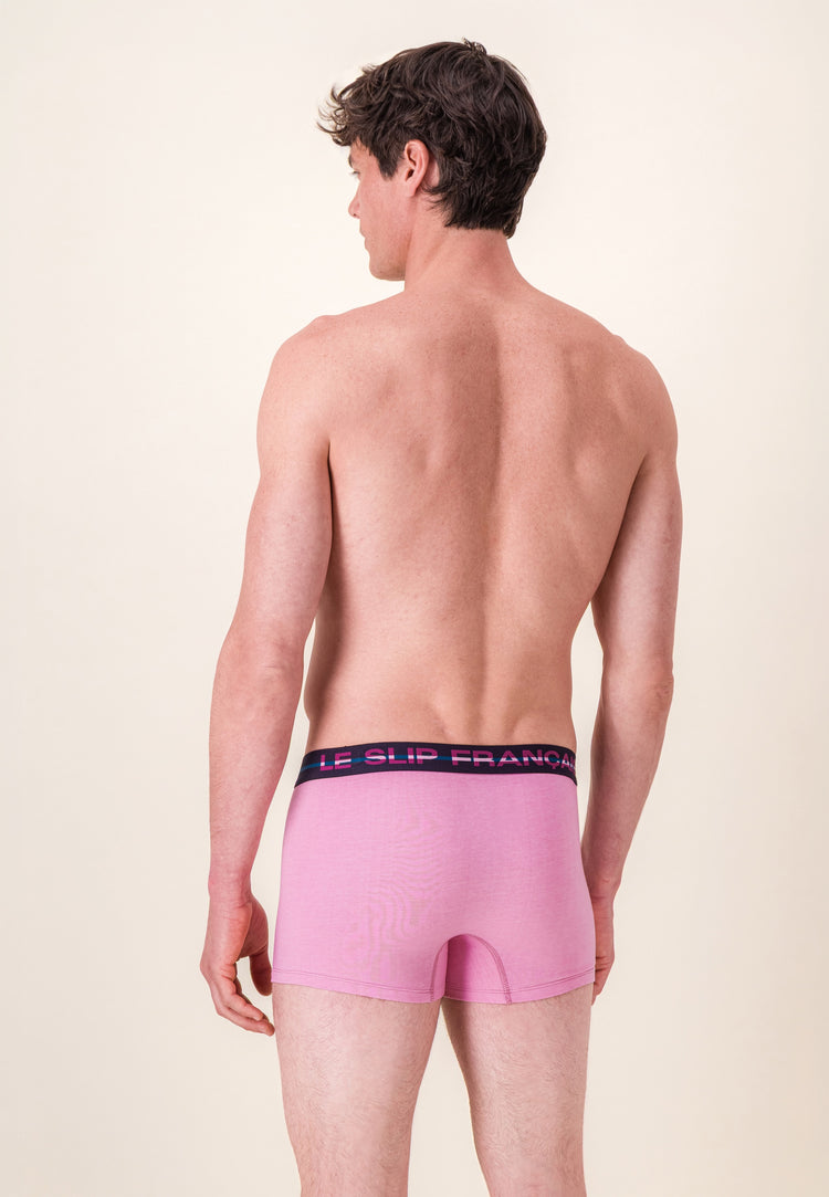 Boxer rose en coton - Redoutable Rose Pétillant - Le Slip Français - 3