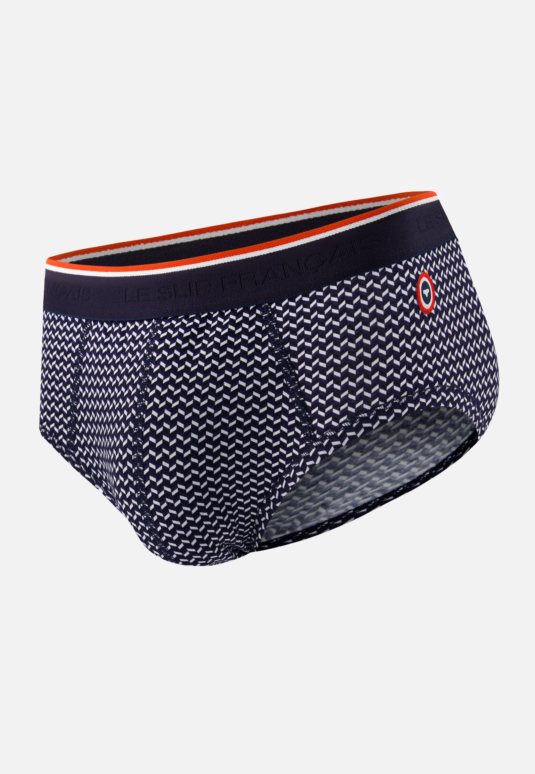 Slip marinière bleu en coton - Terrible Chevron - Le Slip Français -  1