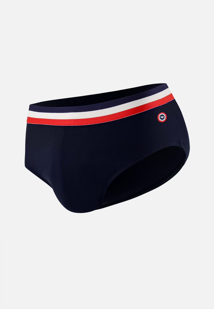 Slip de bain homme bleu marine - Tempête Marine - Le Slip Français - 5
