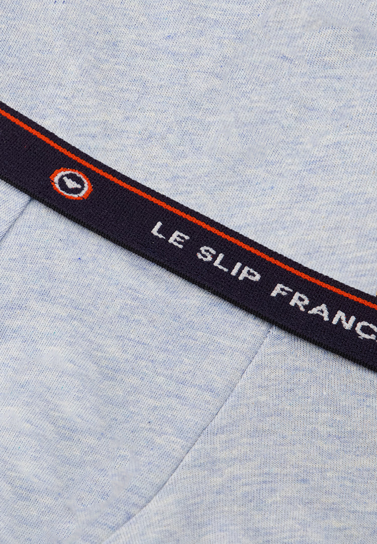 Boxer enfant bleu en coton - Petit Joseph Bleu Ciel Chine - Le Slip Français - 2