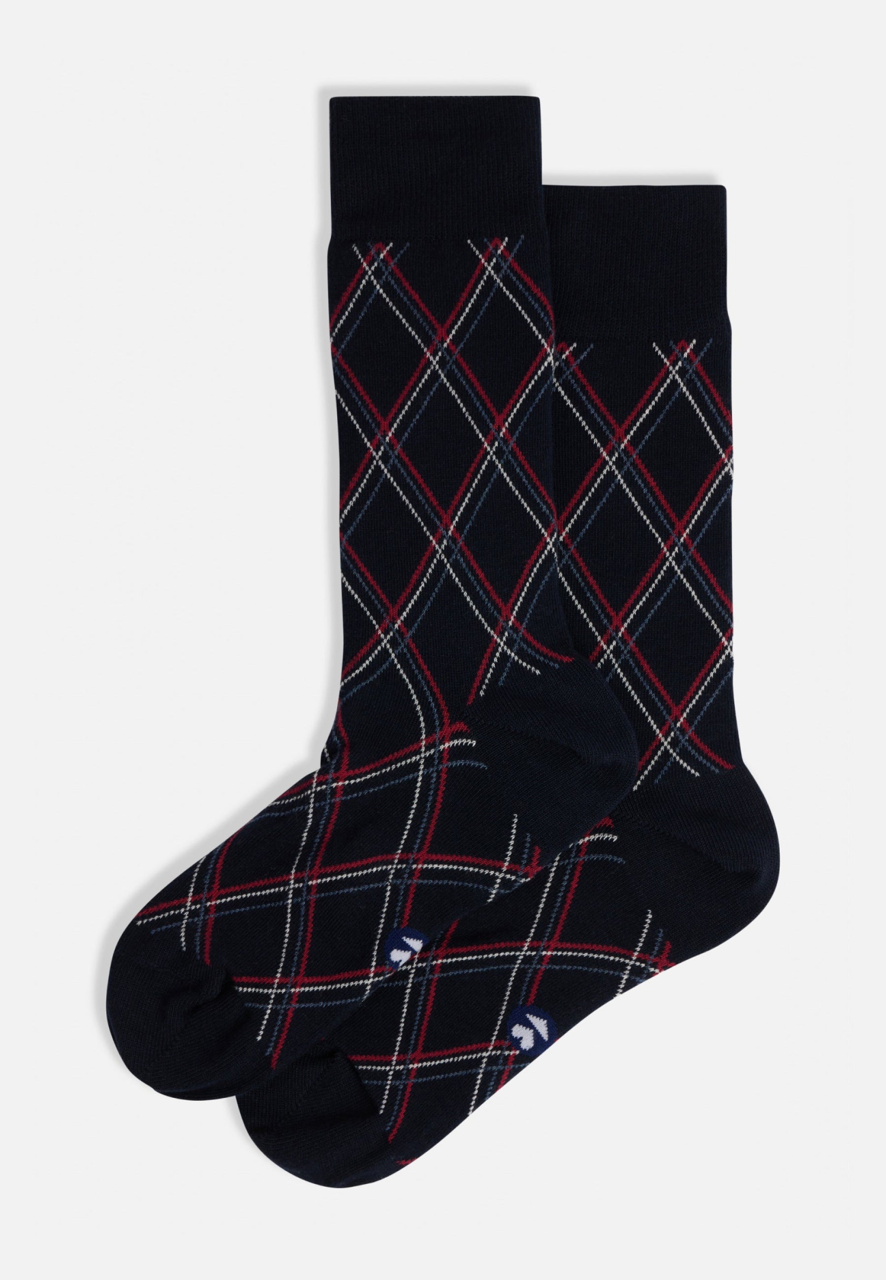 Lucas Tartan Marine - Le Slip Français -  1