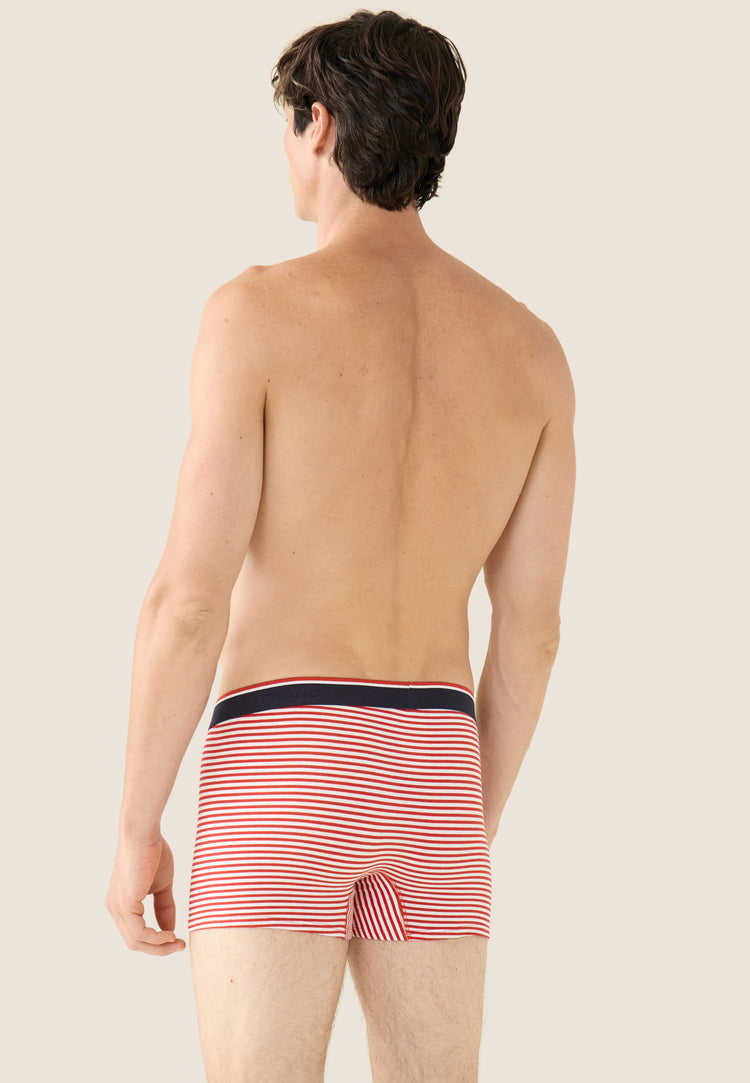 Boxer marinière rouge en coton - Marius Mariniere Rouge - Le Slip Français - 3