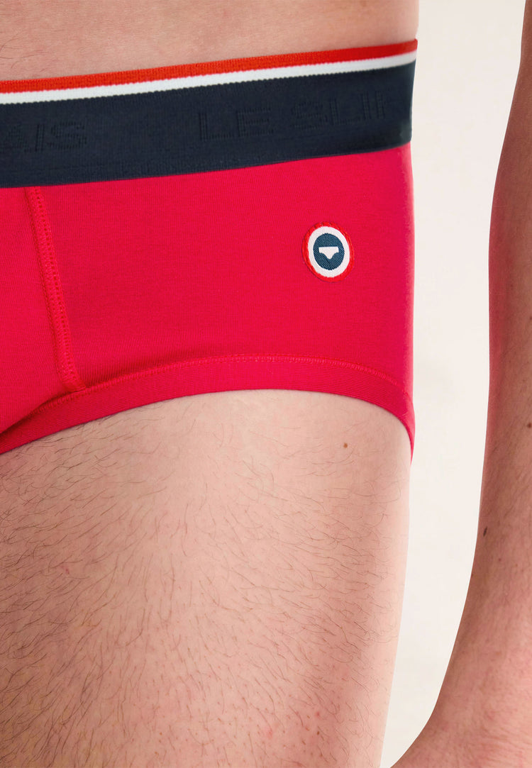 Slip rouge en coton - Terrible Rouge - Le Slip Français - 4